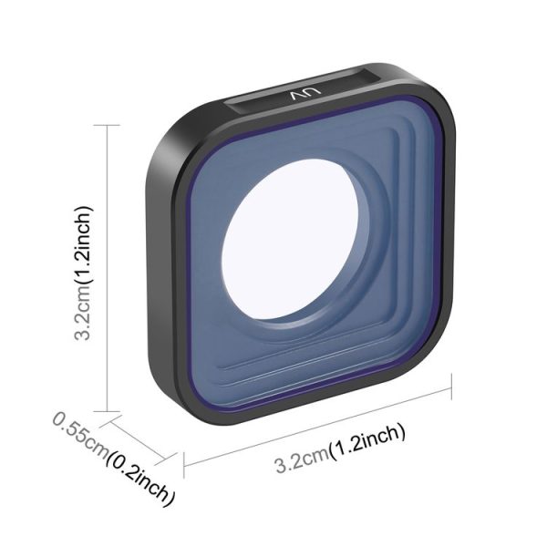 PULUZ Action Camera UV Lens Filter For GoPro HERO13 Black / 12 Black / 11 Black / 11 Black Mini / 10 Black / 9 Black - Image 3