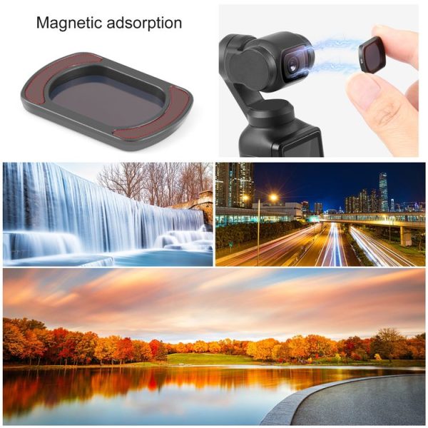 DJI Osmo Pocket 3 PULUZ Magnetic ND8 Camera Lens Filter - Image 9
