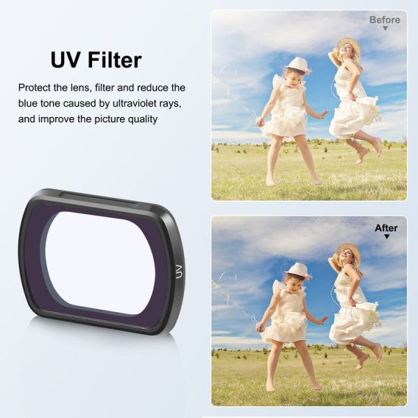 DJI Osmo Pocket 3 PULUZ Magnetic Camera Lens UV Filter - Image 7