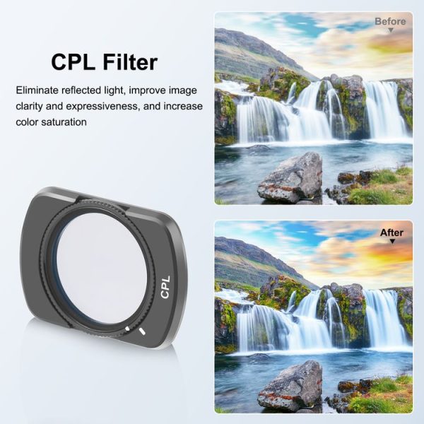 DJI Osmo Pocket 3 PULUZ Magnetic Camera Lens CPL Filter - Image 7