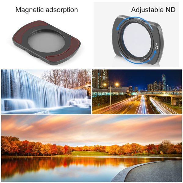 DJI Osmo Pocket 3 PULUZ Magnetic Camera Lens CPL Filter - Image 8