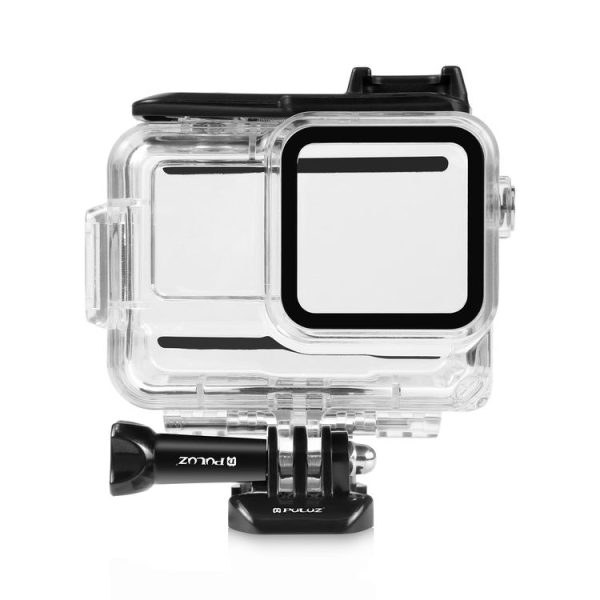 Insta360 Ace Pro PULUZ 60m Underwater Waterproof Housing Case with Base Adapter & Screw (Transparent) - Image 3