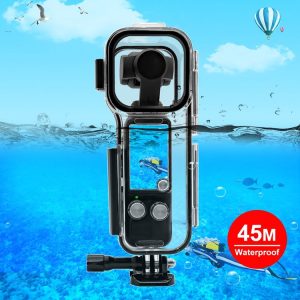 DJI Osmo Pocket 3 PULUZ 45m Underwater Waterproof Housing Diving Case (Transparent)