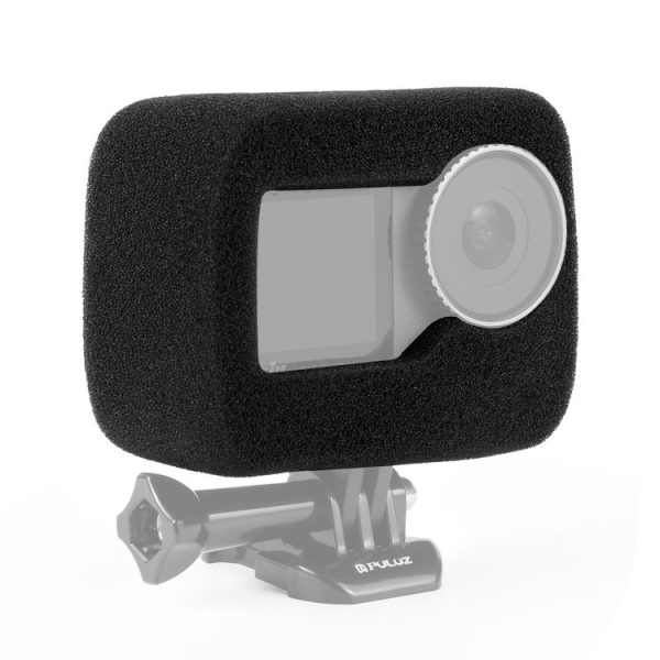 DJI Osmo Action 5 Pro / 4 / 3 PULUZ High Density Foam Windshield (Black)