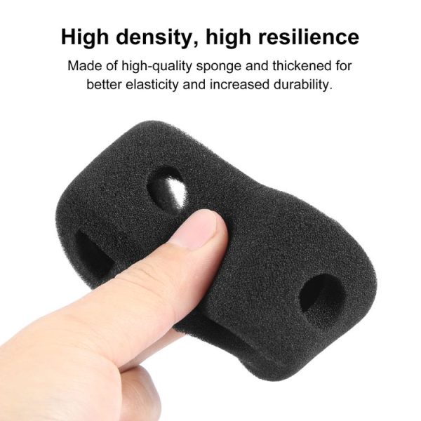DJI Osmo Action 5 Pro / 4 / 3 PULUZ High Density Foam Windshield (Black) - Image 5