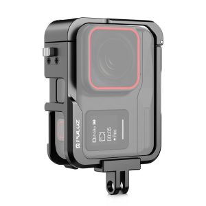 Insta360 Ace Pro PULUZ Metal Protective Cage Adapter Frame (Black)