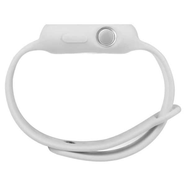 Baseus for Apple Watch Sport 42mm Fresh Color Plus Series Soft TPU Watchband Protective Case (White) - Image 5