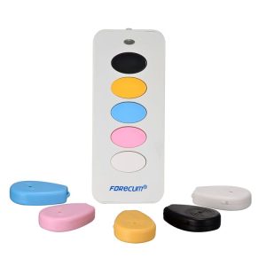FK-385-A Wireless Intelligent Key Finder with 5 Colors Receivers (White)