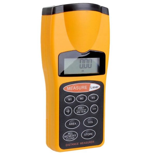 1.8 inch LCD Ultrasonic Distance Measurer With Red Laser Point, CP-3007 (1.5-60 feet) - Image 2