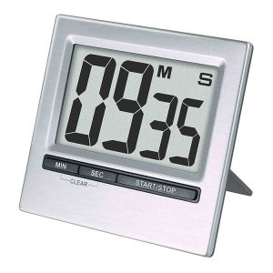 Kitchen Craft Large Display Digital Countdown Timer (Silver)