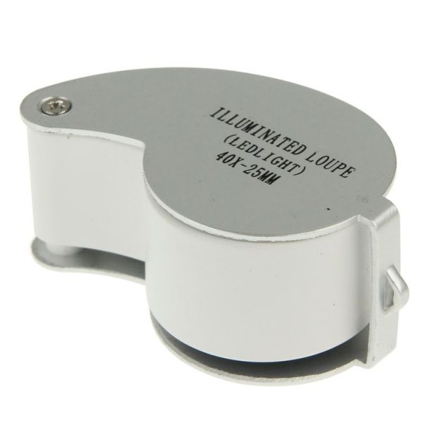 40X-25MM LED Illuminated Loupe / Jewelry Magnifier - Image 3