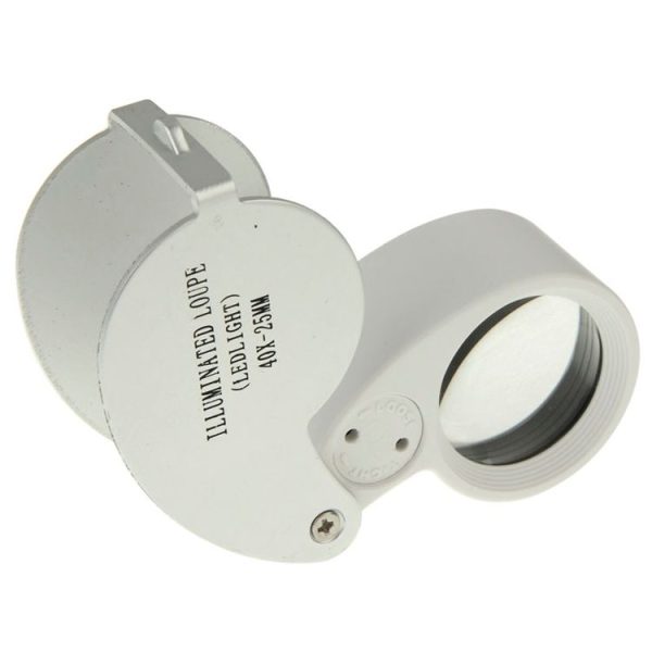 40X-25MM LED Illuminated Loupe / Jewelry Magnifier - Image 5