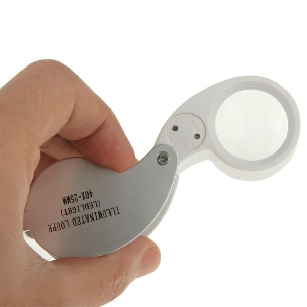 40X-25MM LED Illuminated Loupe / Jewelry Magnifier - Image 6