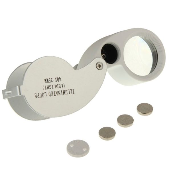 40X-25MM LED Illuminated Loupe / Jewelry Magnifier - Image 7