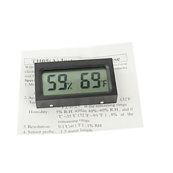Mini LCD Indoor Digital Thermometer Humidity (Fahrenheit Display) - Image 5