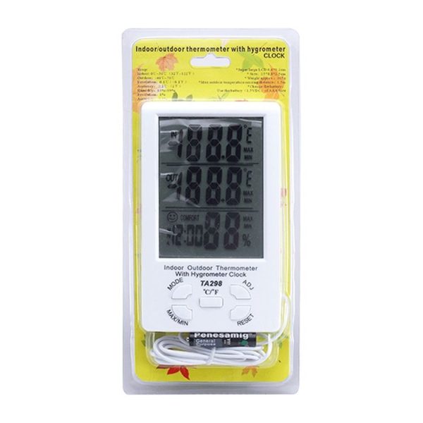 TA298 Digital LCD Humidity / Hygrometer and Thermometer with Extra Sensor Cable - Image 5