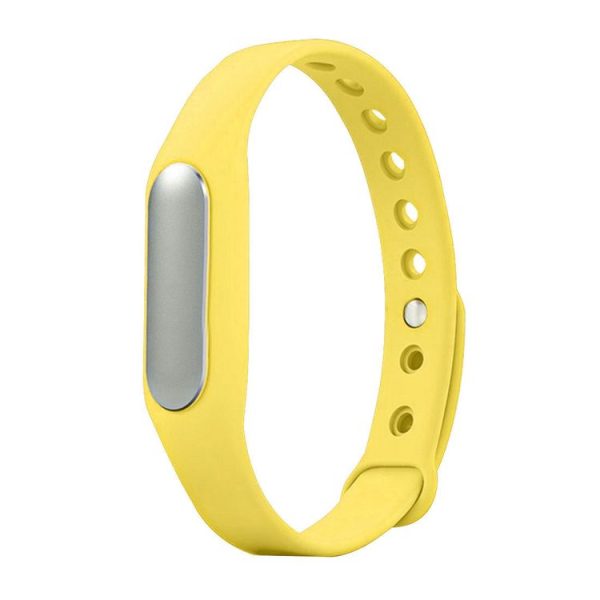 Original Xiaomi 1S Mi Band Light-sensitive Version Bluetooth 4.0 IP67 Waterproof Smart Bracelet with Heart Rate Monitor & Sport Tracker & Sleep Monitor & Call Reminder For Android 4.4 OS and IOS 7.0 or Above Devices (Yellow)