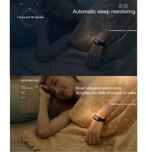 Original Xiaomi 1S Mi Band Light-sensitive Version Bluetooth 4.0 IP67 Waterproof Smart Bracelet with Heart Rate Monitor & Sport Tracker & Sleep Monitor & Call Reminder For Android 4.4 OS and IOS 7.0 or Above Devices (Yellow) - Image 9