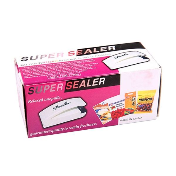 Multi-function Mini Portable Handy Plastic Bag Sealer Sealing Machine (White) - Image 4