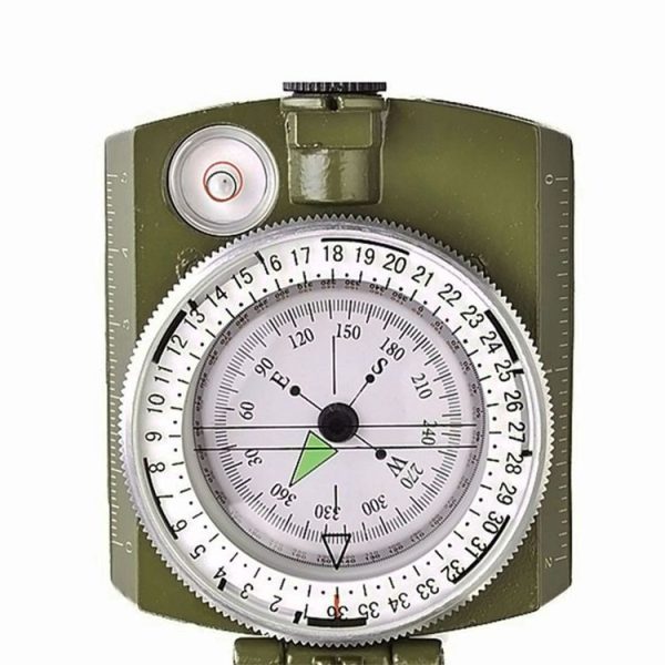 GoldGood DC60-2A Outdoor Multi-function Military Travel Geology Pocket Prismatic American Compass with Luminous Display (Army Green) - Image 3