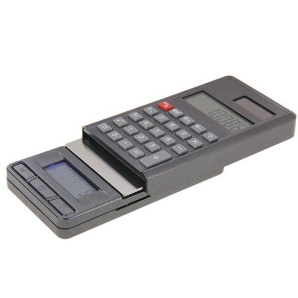 2 in 1 Electronic Pocket 1000g x 0.1g Jewelry Digital Scale Balance + Calculator with Digits LCD Display - Image 5