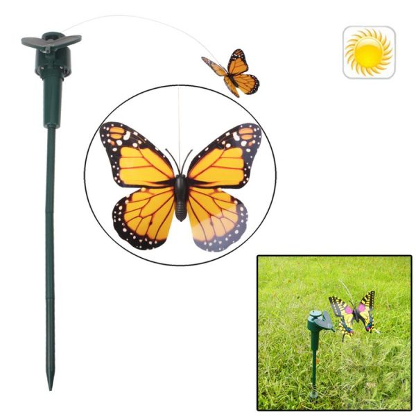 Lifelike Decorative Courtyard Garden Solar Flying Butterfly Toy (Random Color Delivery) - Image 2