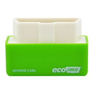 Super Mini EcoOBDII Plug and Drive Chip Tuning Box for Benzine, Lower Fuel and Lower Emission (Green)