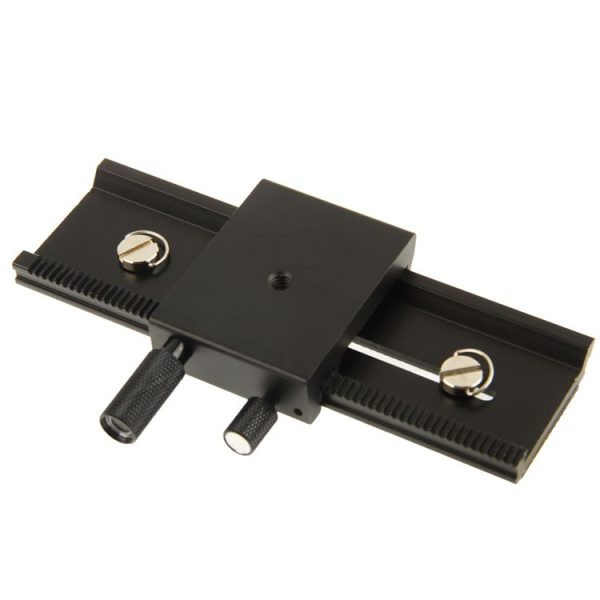 2-way Macro Focus Rail Slider Long-type Tripod Head Plate (Black) - Image 4