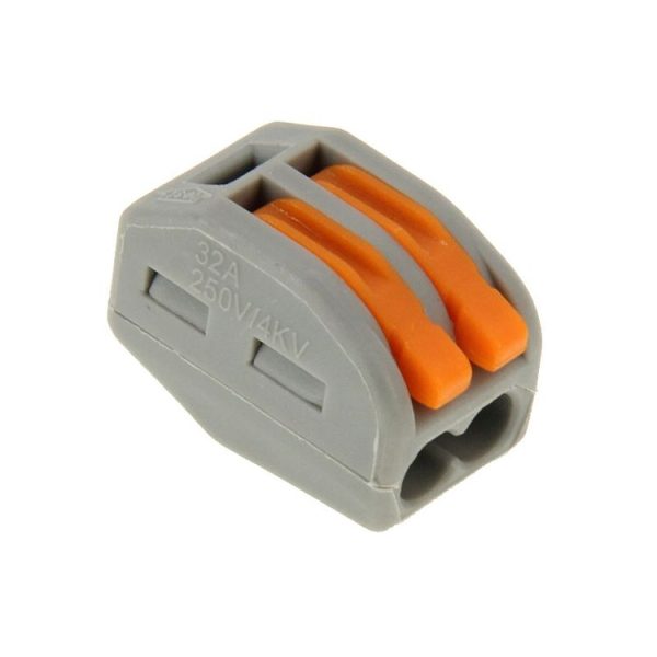 10 PCS Universal Compact 2 Pin Push Clamp Solderless Wire Connector - Image 4