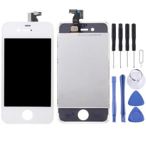Digitizer Assembly (LCD + Frame + Touch Pad) for iPhone 4S (White)