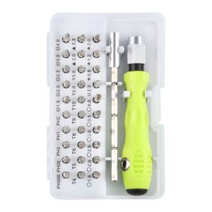 Aisilin 32 in 1 Multi-bits Interchangeable Screwdriver Repair Tool Set for iPhone 6 & 6S / iPhone 5 & 5S / Mobile Phone