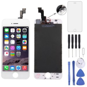 Digitizer Assembly (Original LCD + Frame + Touch Panel) for iPhone 5S (White)