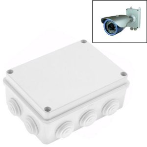 Security Surveillance Cameras Plastic Waterproof Power Supply Box, Size: 15cm x 11cm x 7cm (White)
