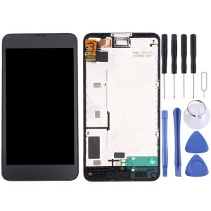 LCD Display + Touch Panel with Frame for Nokia Lumia 630 / 635 (Black)