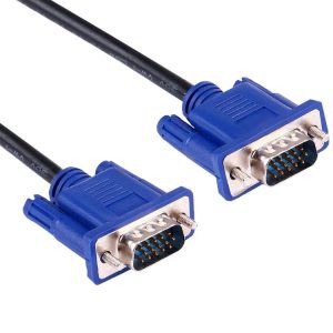 5m High Quality VGA 15Pin Male to VGA 15Pin Male Cable for LCD Monitor / Projector (Black)