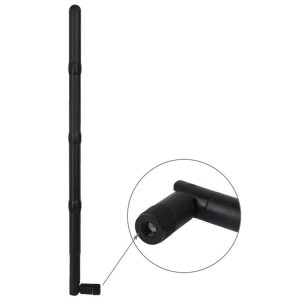 Wireless 15DBi RP-SMA Male Network Antenna (Softcover Edition) (Black)