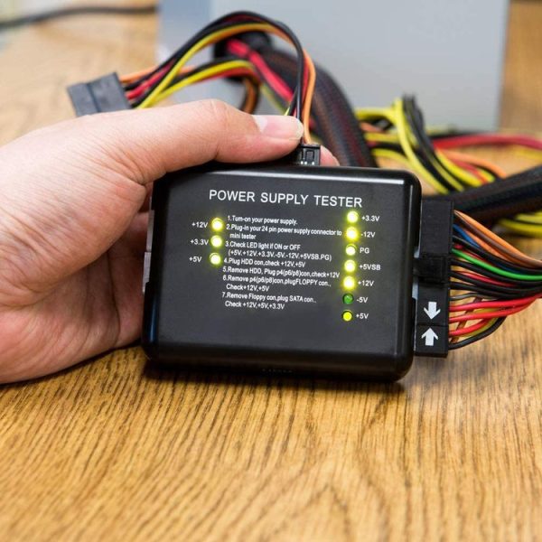 PC 20 / 24 Pin PSU ATX SATA HD Power Supply Tester - Image 6