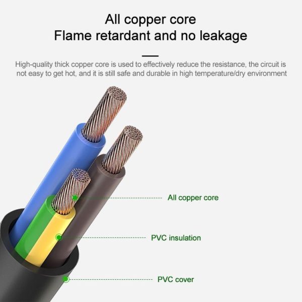 EU Power Cord, Cable Length: 1.2m - Image 4