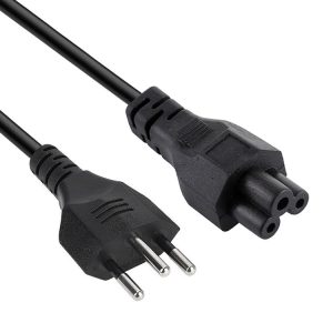 3 Prong Style Brazil Notebook AC Power Cord, Length: 1.2m (OD5.5)