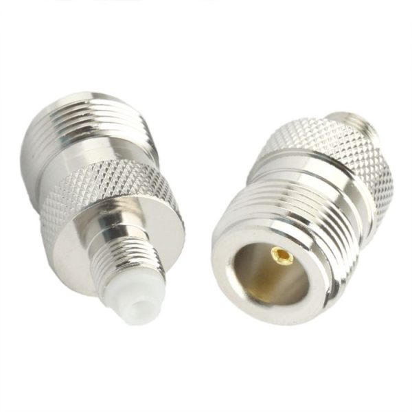 Coaxial RF FME Female to N Female Adaptor (Silver) - Image 2