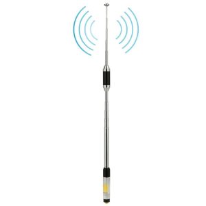 RH770 Dual Band 144 / 430MHz High Gain SMA-F Telescopic Handheld Radio Antenna for Walkie Talkie, Antenna Length: 93cm