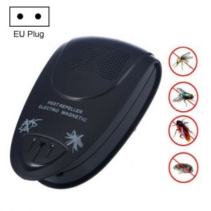 Ultrasonic Pest Repeller Electro Magnetic (Black)