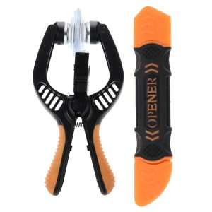 JAKEMY JM-OP14 2 in 1 LCD Screen Sperate Pilers & Flexible Double-end Metal Opening Prying Tool for Samsung / iPhone / iPad / Laptop / Tablet PC