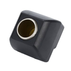 EU Plug Car Charger Switch (Black)