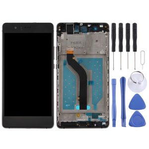 OEM LCD Screen For Huawei P9 Lite Digitizer Full Assembly with Frame (Black)