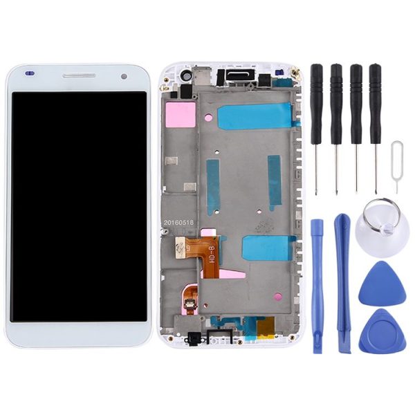OEM LCD Screen For Huawei Ascend G7 Digitizer Full Assembly with Frame (White)