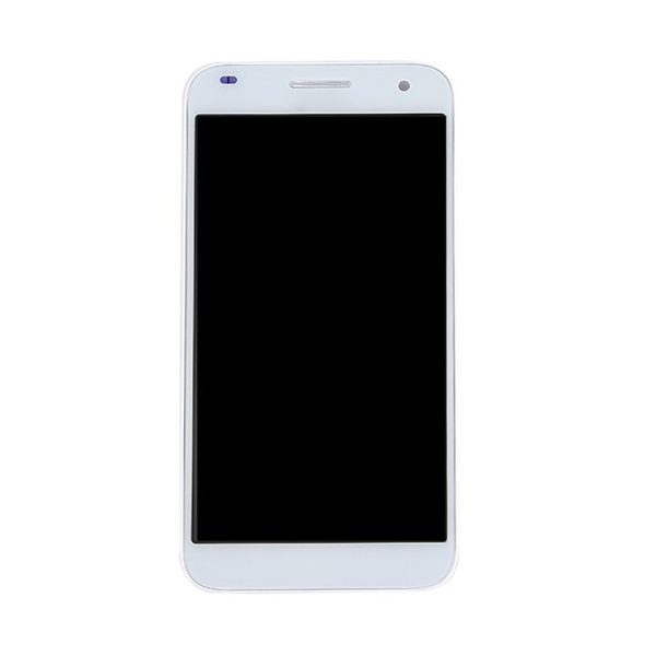OEM LCD Screen For Huawei Ascend G7 Digitizer Full Assembly with Frame (White) - Image 2