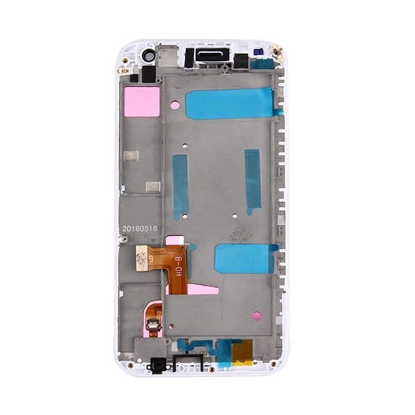 OEM LCD Screen For Huawei Ascend G7 Digitizer Full Assembly with Frame (White) - Image 3