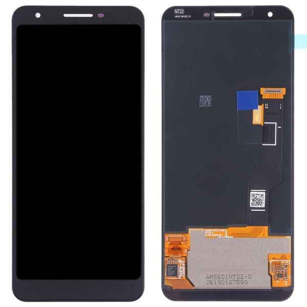 OEM LCD Screen for Google Pixel 3a XL with Digitizer Full Assembly (Black) - Image 3