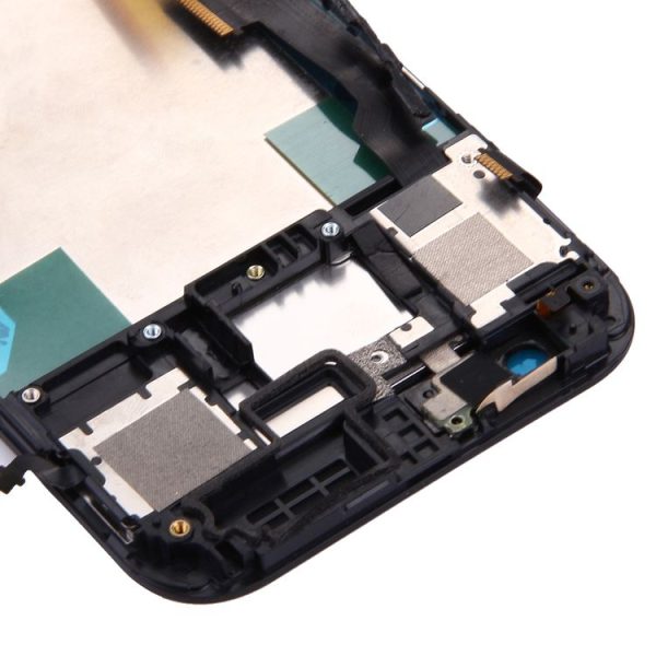 TFT LCD Screen for HTC One M8 (Top+Bottom)Digitizer Full Assembly with Frame & Front Glass Lens Cover (Black) - Image 5